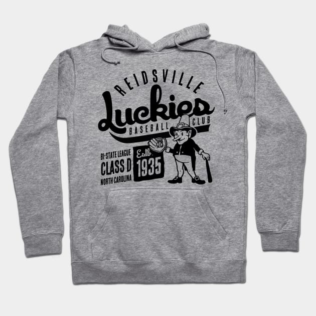 Reidsville Luckies Baseball Hoodie by MindsparkCreative